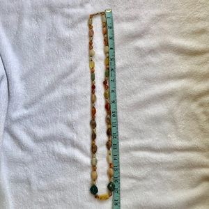 Agate stone necklace